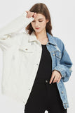 Half And Half Denim Jacket