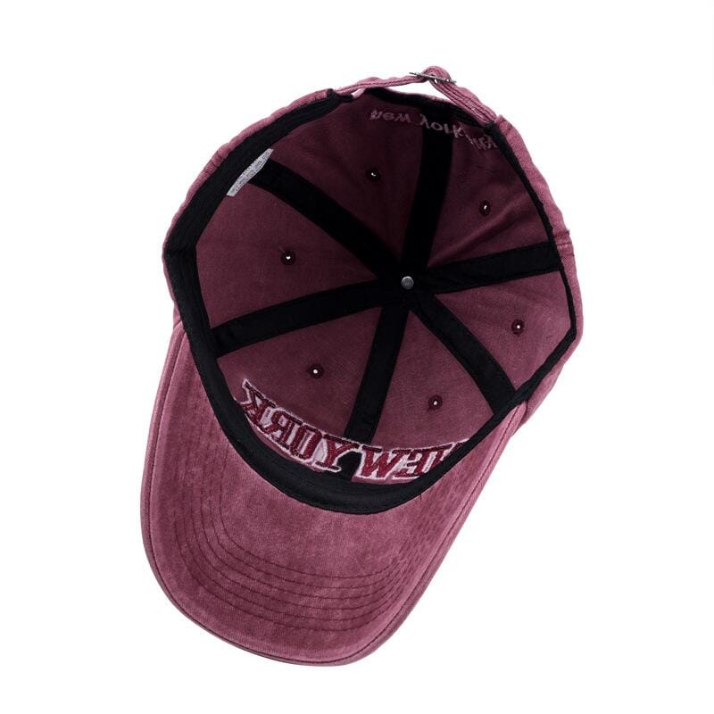 Cotton baseball cap hat for women men vintage dad hat NEW YORK embroidery letter outdoor sports caps