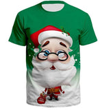 Santa printed T-shirt