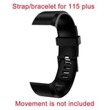 115 Plus Bluetooth Smart Watch Heart Rate Monitor Smart Watch Fitness Tracker Bracelet Waterproof Smart Wristband