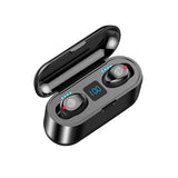 New F9 Wireless Bluetooth 5.0 Earphone TWS HIFI Mini In-ear Sports Running Headset Support iOS/Android Phones HD Call