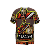 Tulsa Sports Wear All-Over Print Unisex Oversized T-Shirt