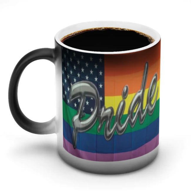 pride color changing mug