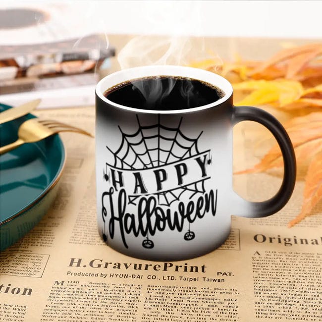color changing mug Happy Halloween