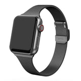 strap For Apple Watch band 44mm 40mm Stainless steel metal bracelet correa for Apple watch 6 5 4 3 SE for iWatch band 42mm 38mm - Jafsale.com
