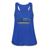 Women's Flowy Tank Top by Bella - royal blue