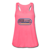 Women's Flowy Tank Top by Bella - neon pink