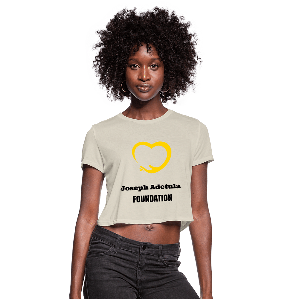 Women's Cropped T-Shirt - dust