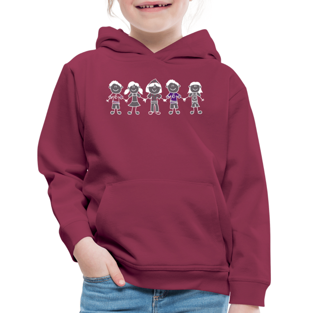 Kids‘ Premium Hoodie - burgundy