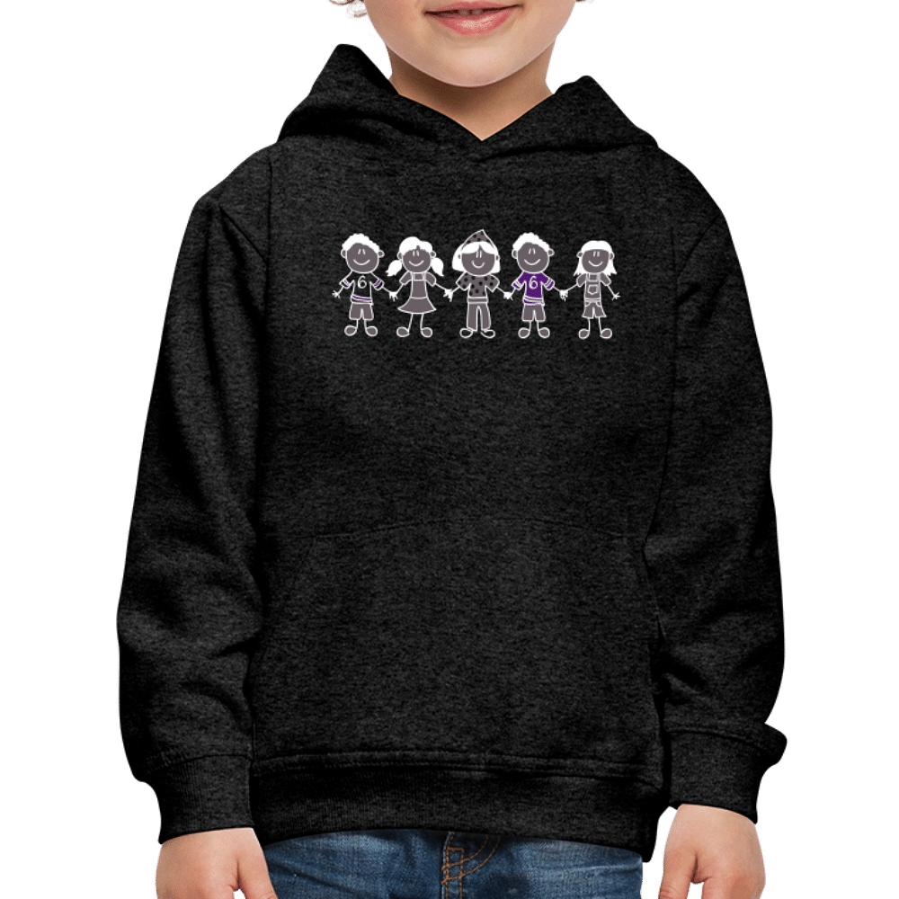 Kids‘ Premium Hoodie - charcoal gray