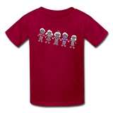 Kids' T-Shirt - dark red