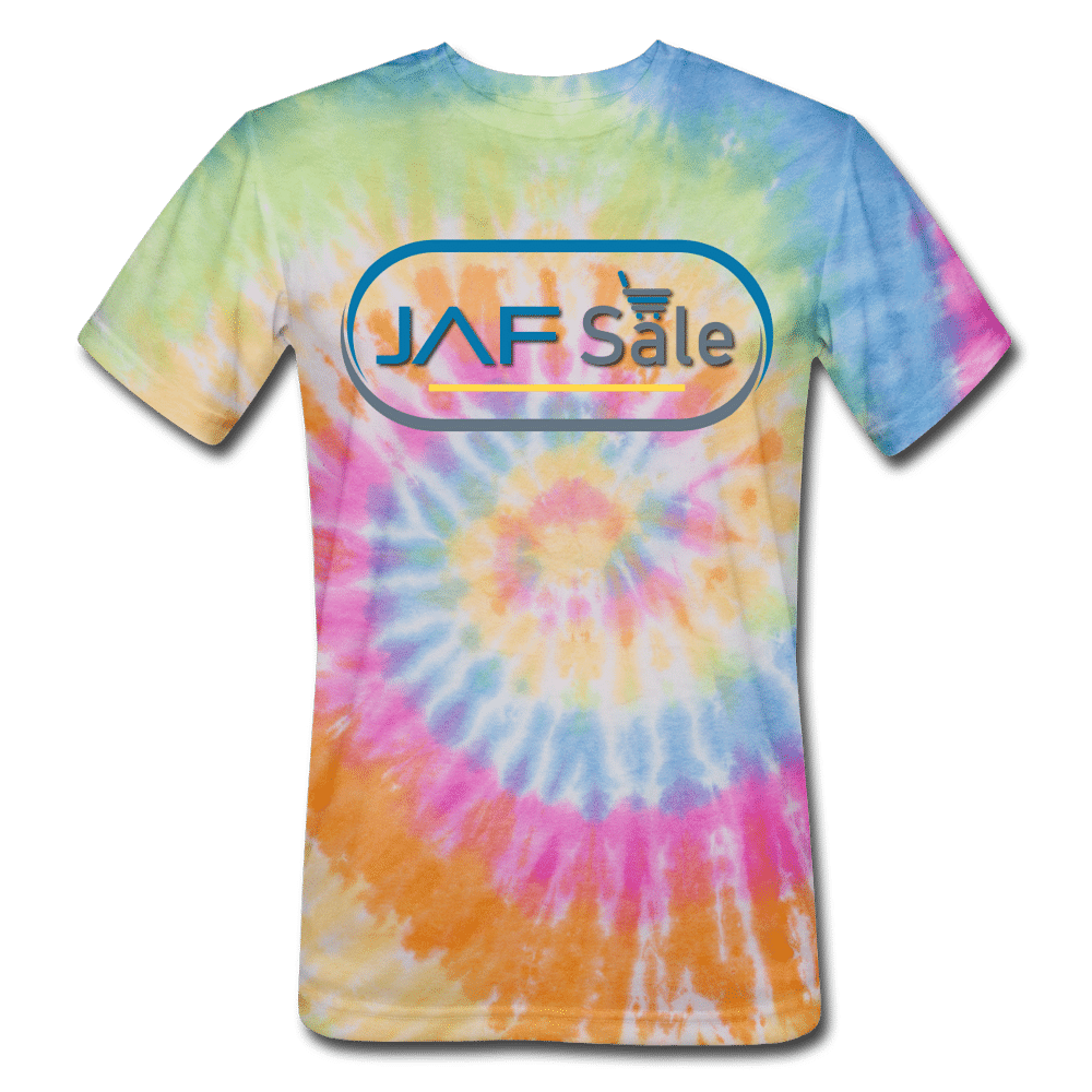Unisex Tie Dye T-Shirt - rainbow