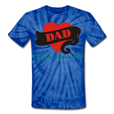 Dad Heart - spider blue
