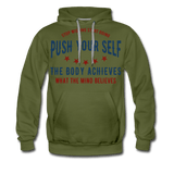 Push your self - olive green