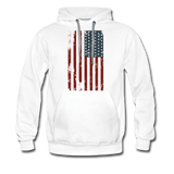 USA Flag - white