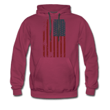 USA Flag - burgundy