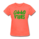 Good Vibes - heather coral