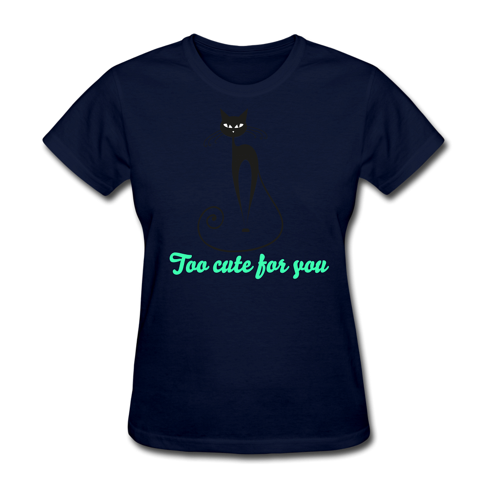 Too cute for you - navy