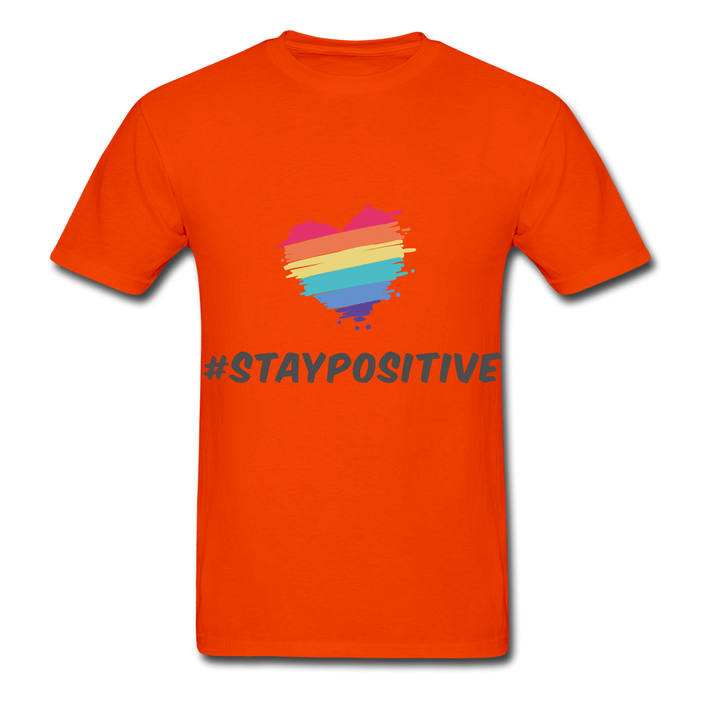 stay positive - orange
