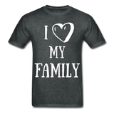 I heart my family - deep heather