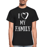 I heart my family - black