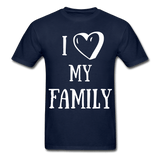 I heart my family - navy
