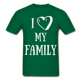 I heart my family - bottlegreen
