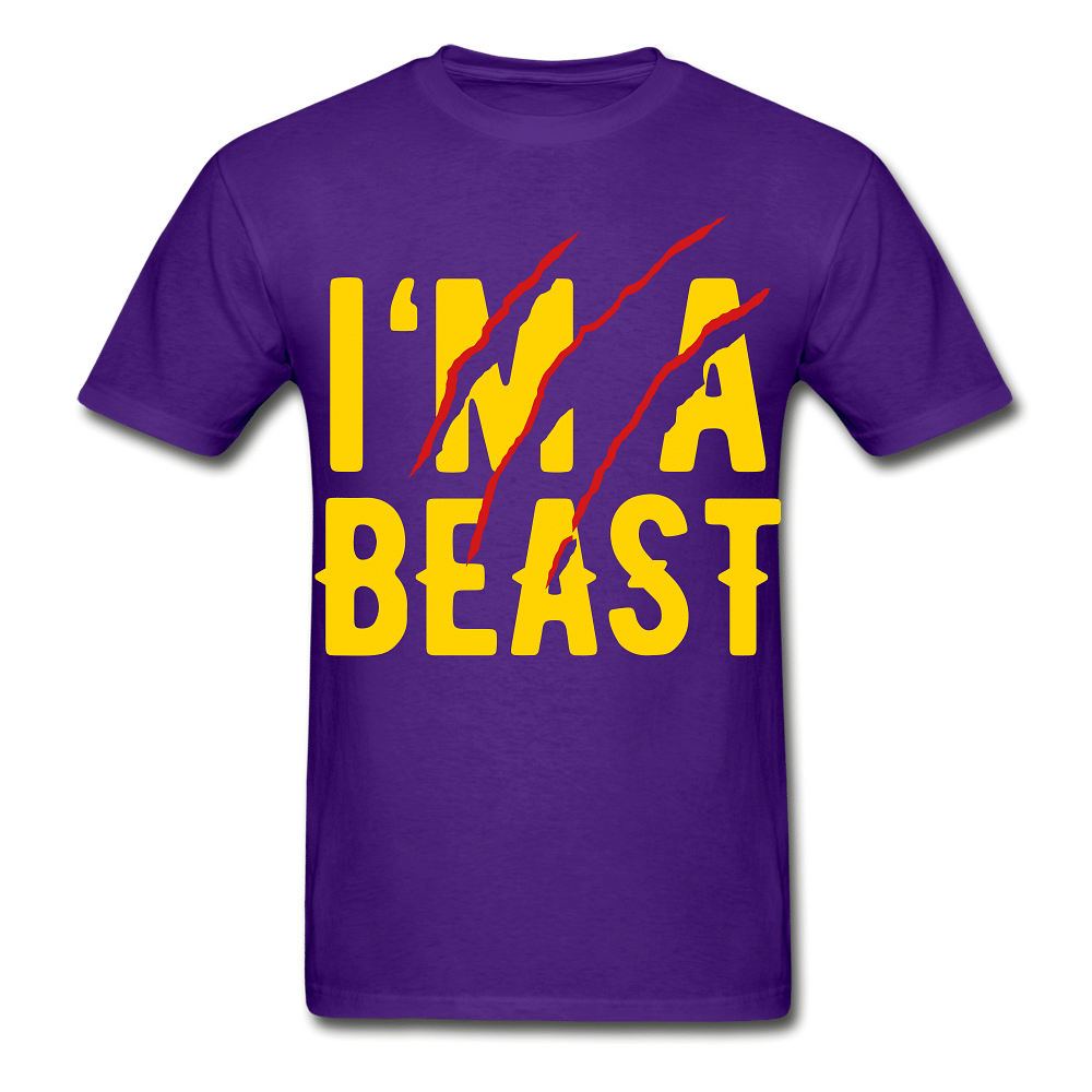 I'm a beast - purple