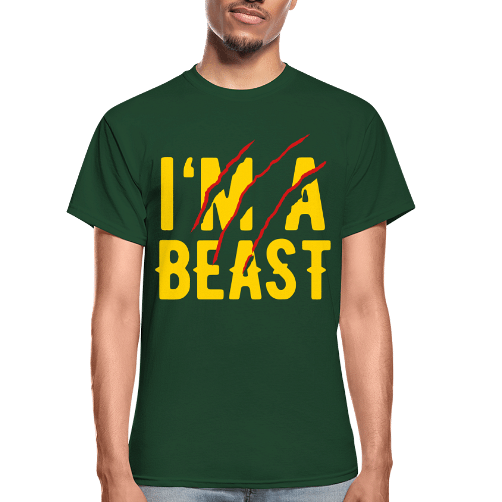I'm a beast - forest green