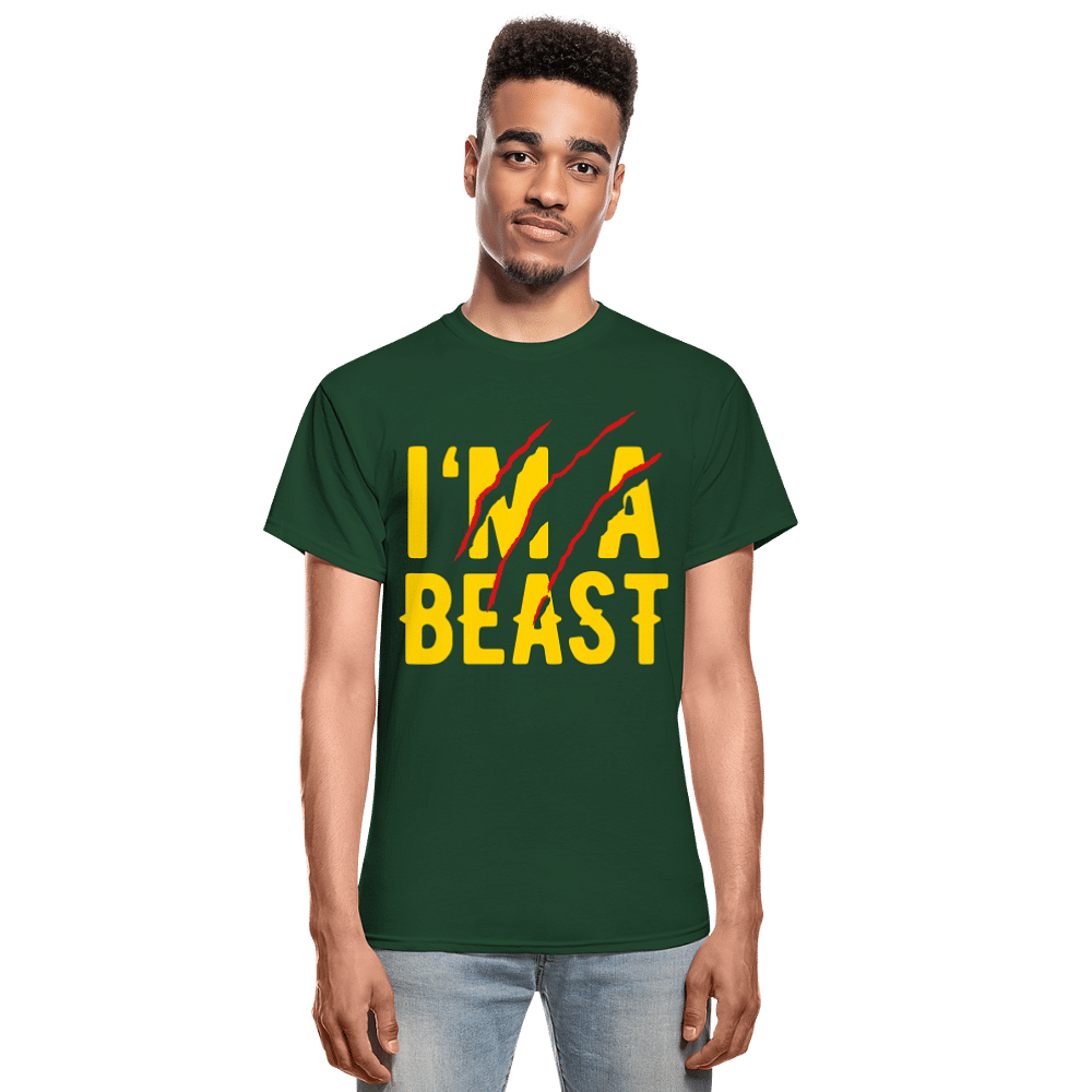 I'm a beast - forest green