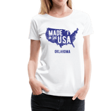 Made in the USA Oklahoma - white