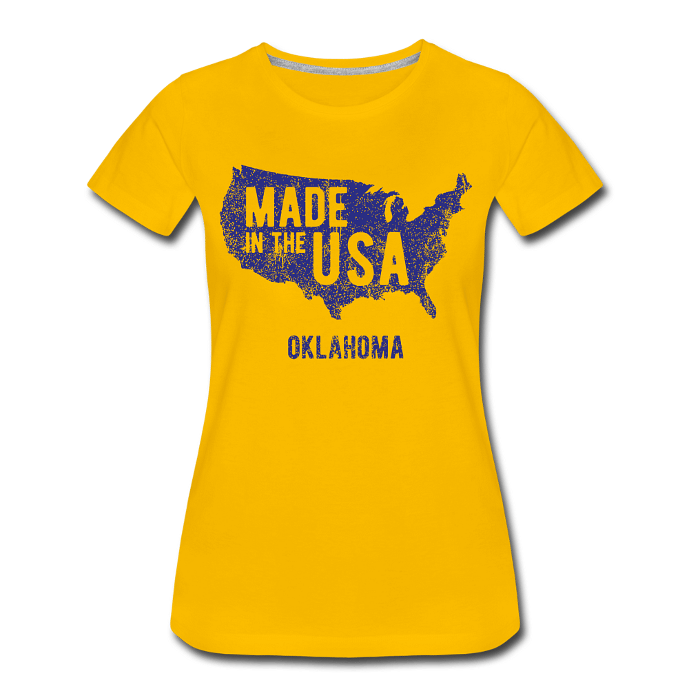 Made in the USA Oklahoma - sun yellow