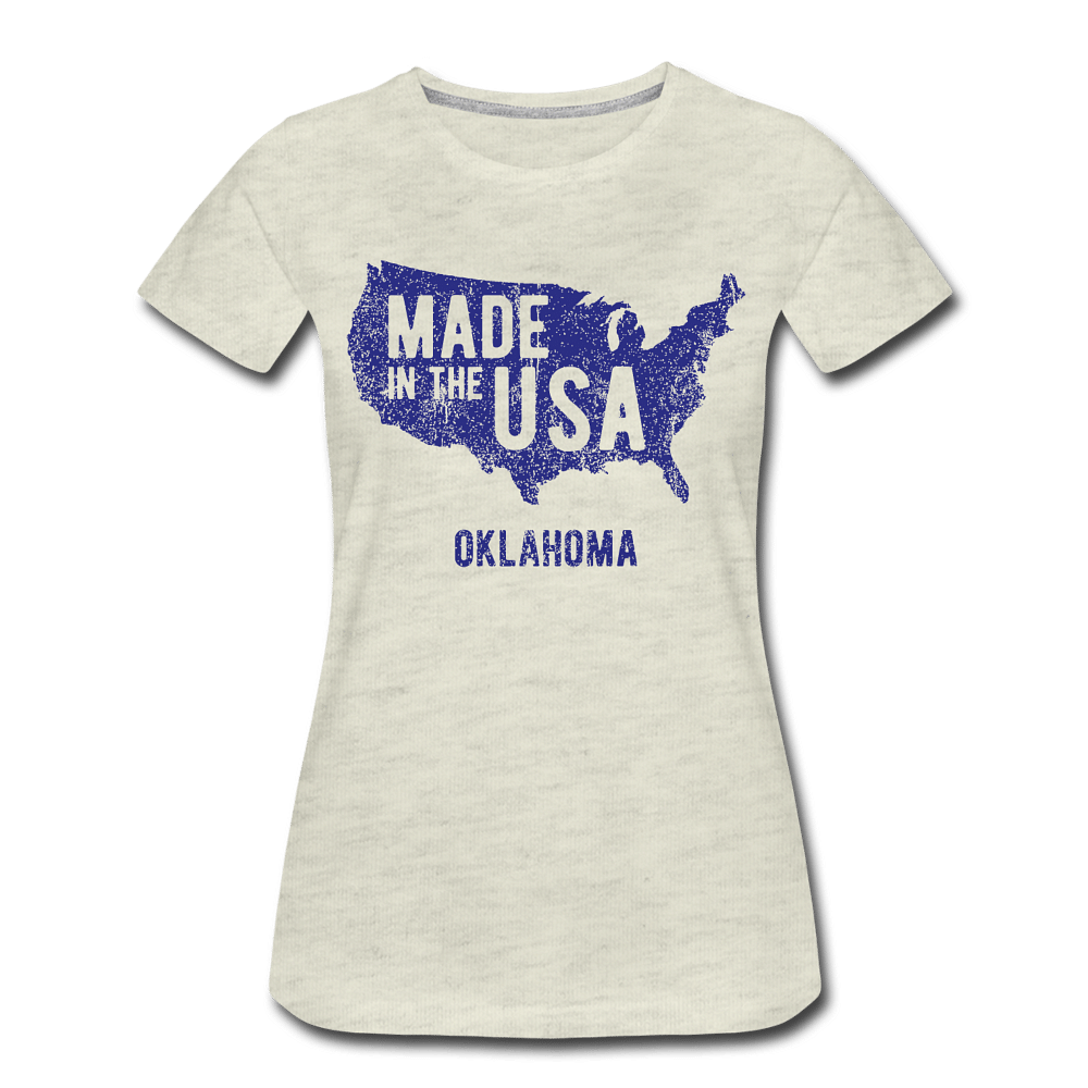 Made in the USA Oklahoma - heather oatmeal
