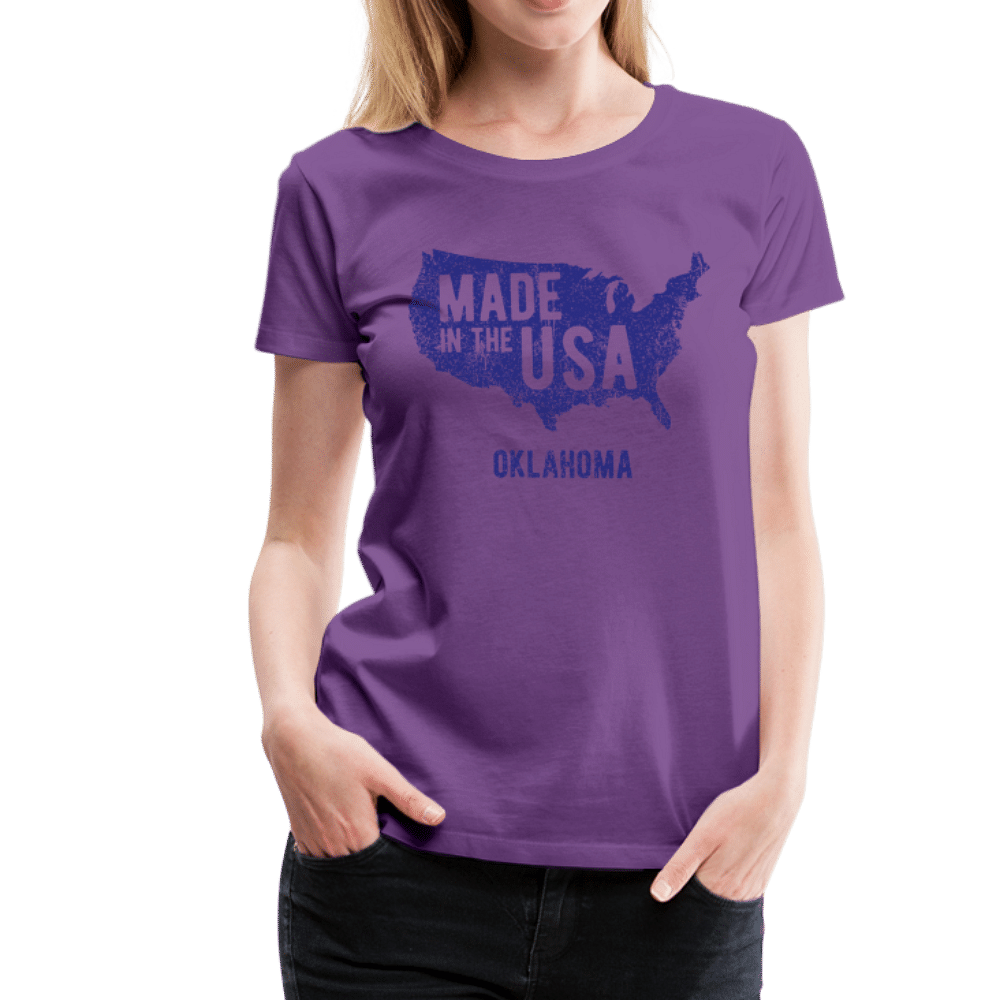 Made in the USA Oklahoma - purple