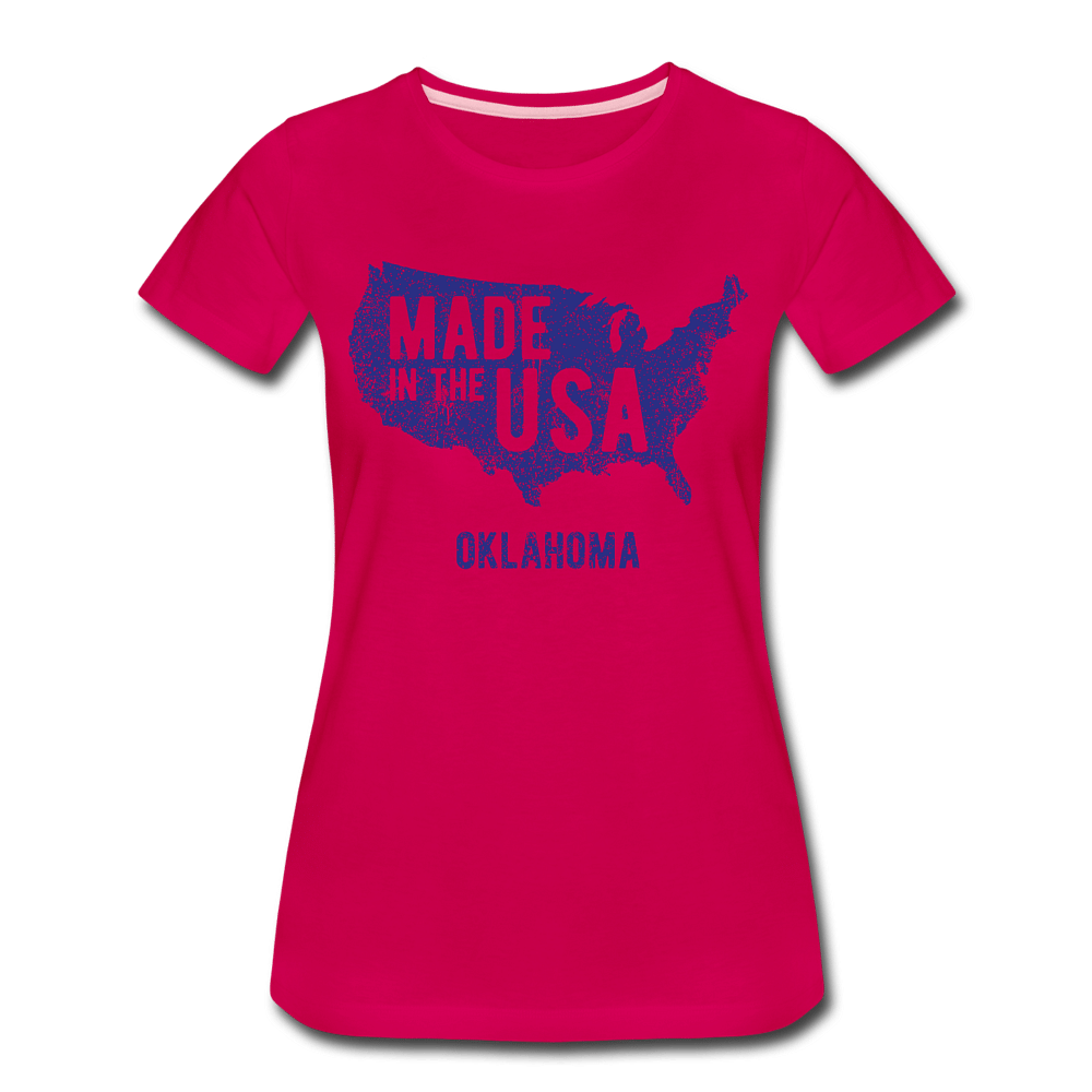 Made in the USA Oklahoma - dark pink