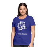 Just wear a mask - royal blue