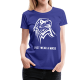 Just wear a mask - royal blue