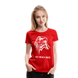 Just wear a mask - red