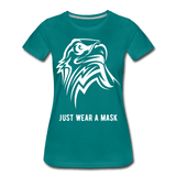 Just wear a mask - teal
