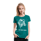 Just wear a mask - teal