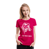 Just wear a mask - dark pink