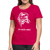 Just wear a mask - dark pink