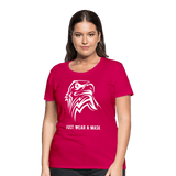 Just wear a mask - dark pink