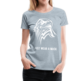 Just wear a mask - heather ice blue