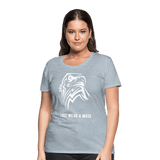 Just wear a mask - heather ice blue