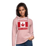 I just want to go to Cannaba - cream heather pink