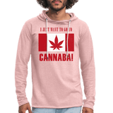 I just want to go to Cannaba - cream heather pink