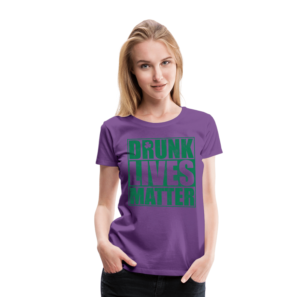 Drunk lives matter - purple