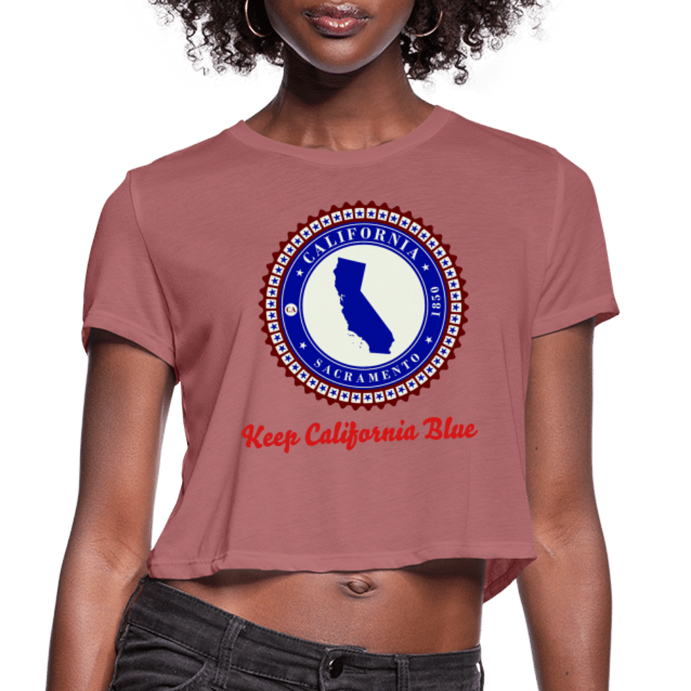 Keep California Blue - mauve