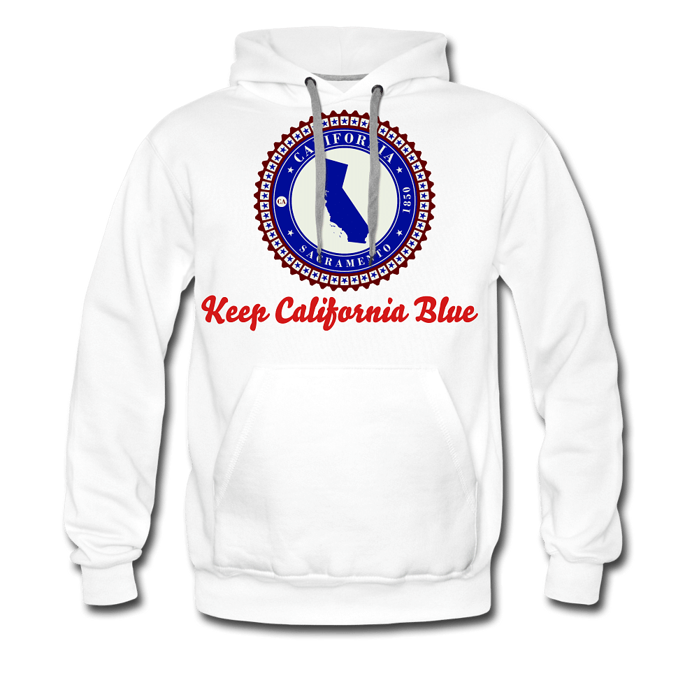 Keep California Blue - white